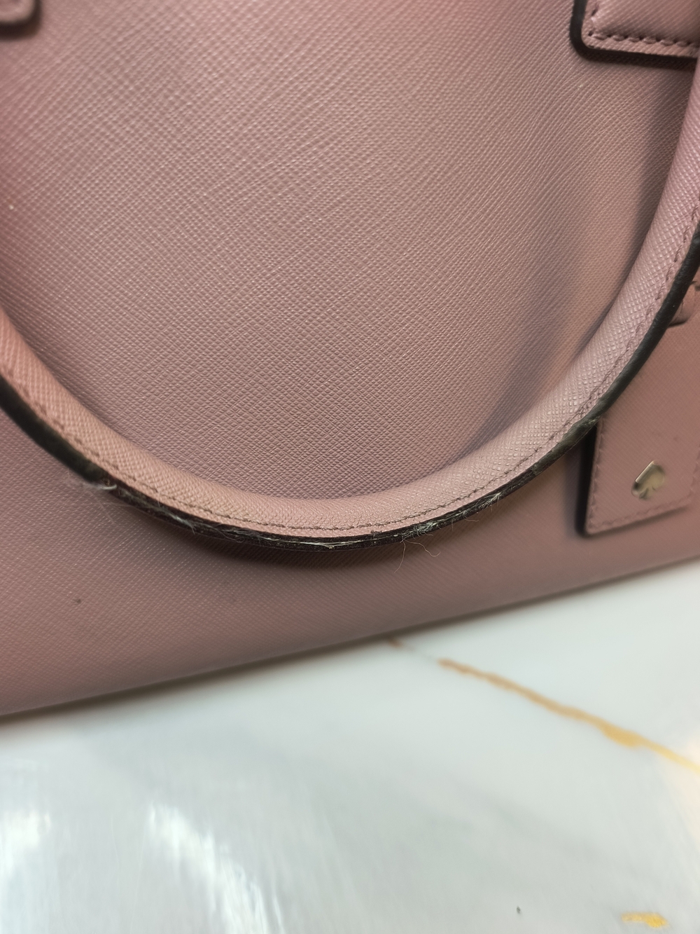 kate spade Blush Pink Leather Satchel - Picture 16 of 16